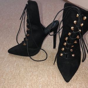Misguided Lace Up Heels